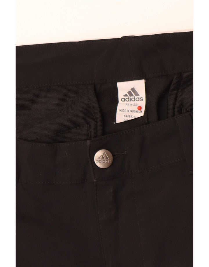 Adidas ženske uske chino hlače W32 L32 crni poliester