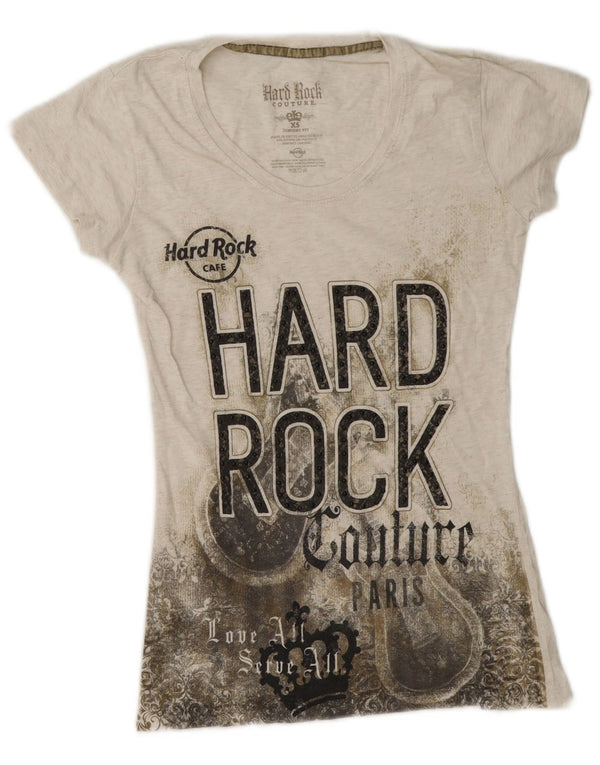 Hard Rock Couture Girls Paris grafička majica kratkih rukava 13-14 godina XS Siva