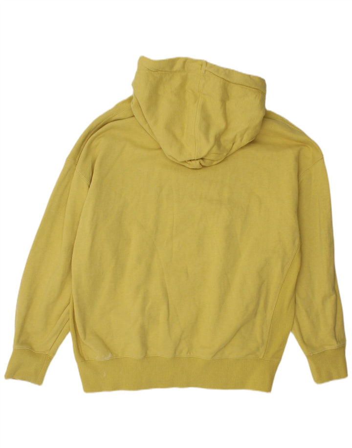 Superdry muška majica s kapuljačom s kapuljačom Srednje žuti pamuk