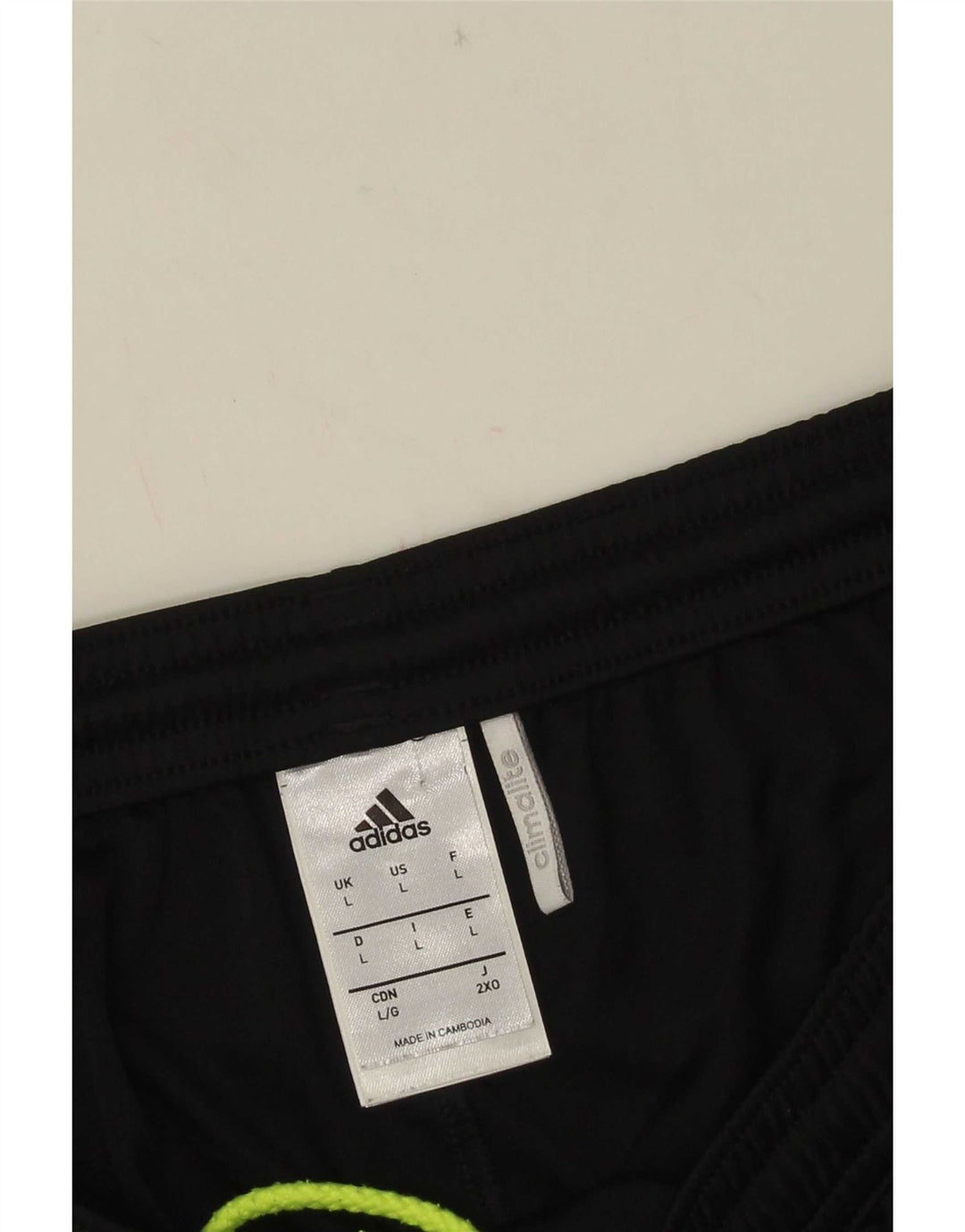 Adidas muške sportske kratke hlače Climalite veliki crni poliester u boji