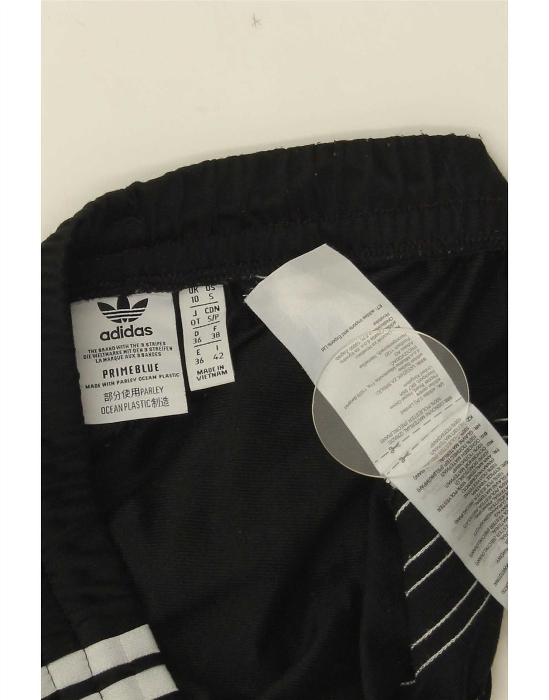 Adidas ženske hlače za trenirku UK 10 male crne poliesterske