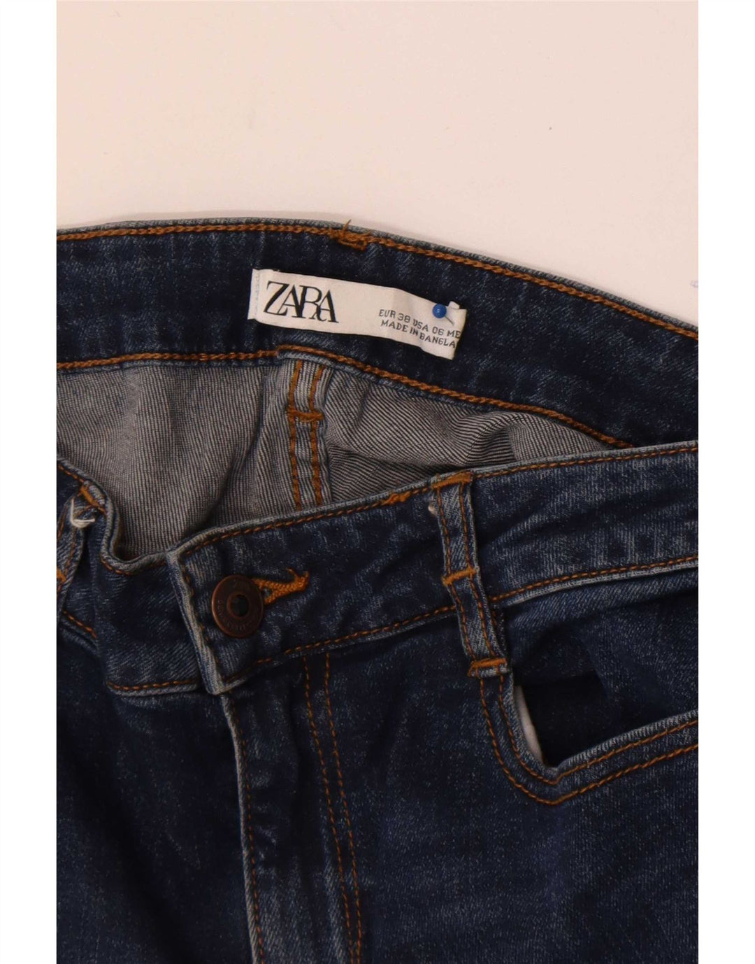 Zara ženske kratke lepršave traperice EU 38 male W28 L26 plave