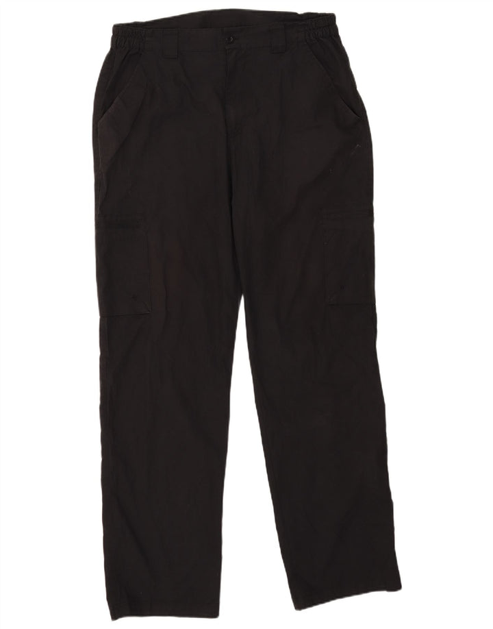 Mountain Warehouse muške ravne kargo hlače W34 L32 crni poliester
