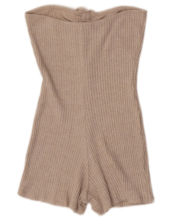 Zara ženski kombinezon bez naramenica UK 14 Large Beige
