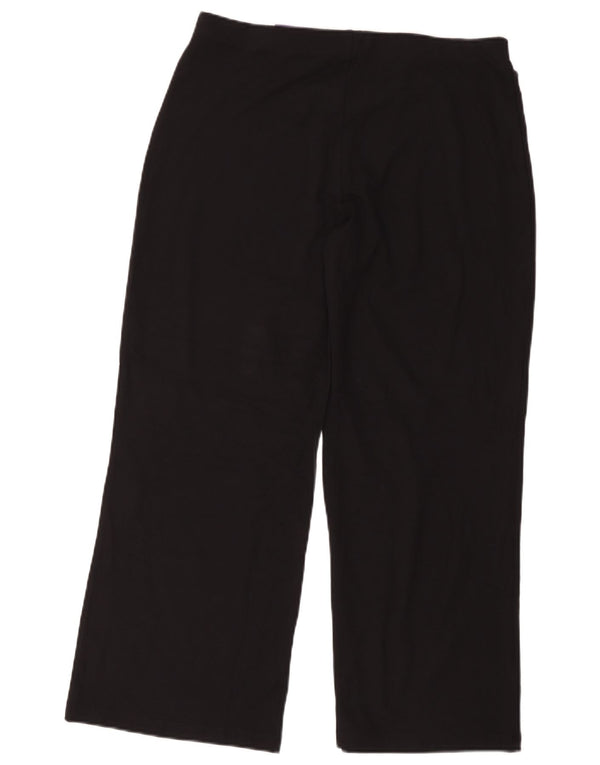 Marks & Spencer ženske kratke hlače širokih nogavica UK 16 Large W34 L26 crne