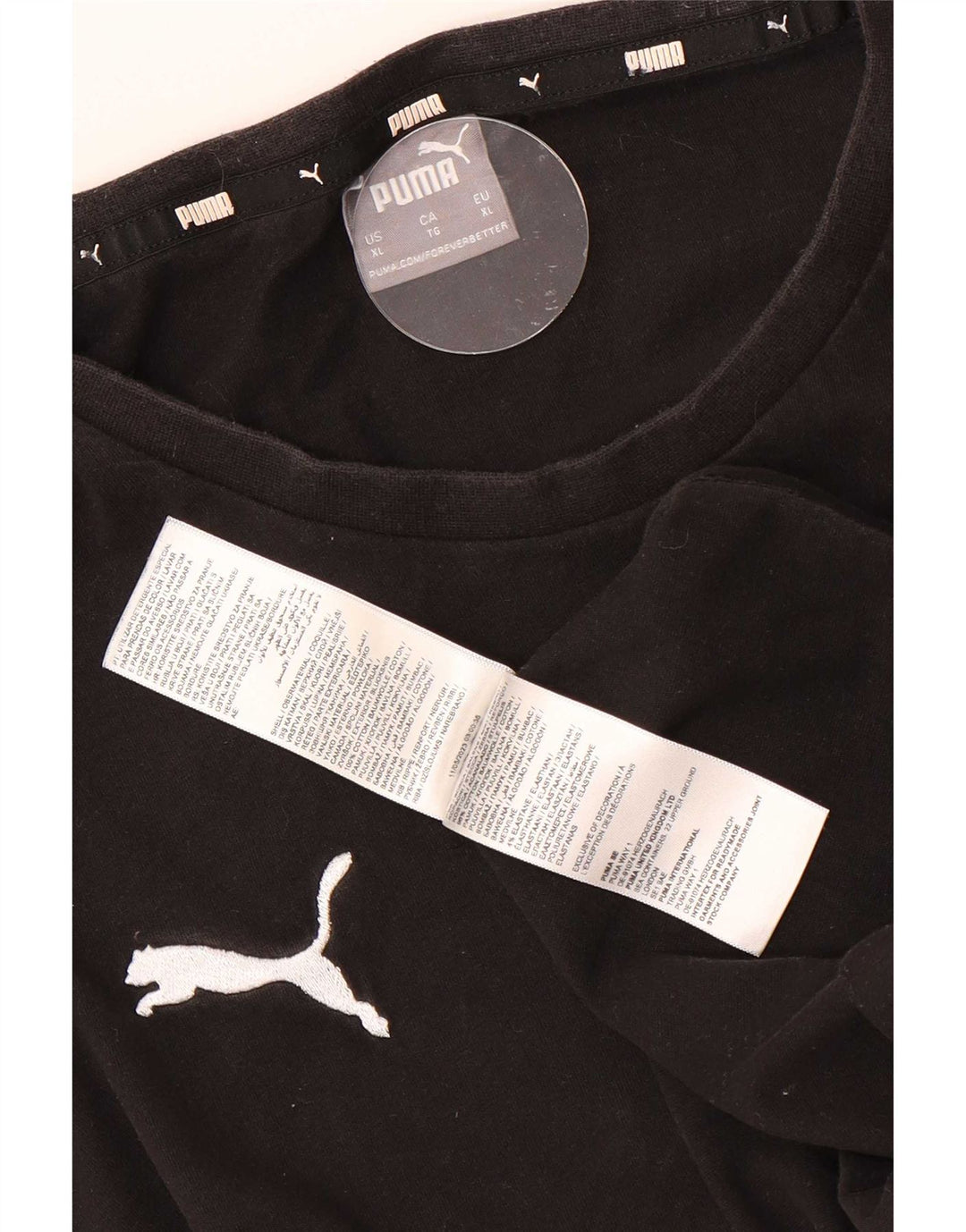 Puma muška majica XL crni pamuk