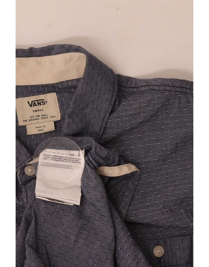 Vans muška majica kratkih rukava standardnog kroja Mala plava pamučna točkasta majica