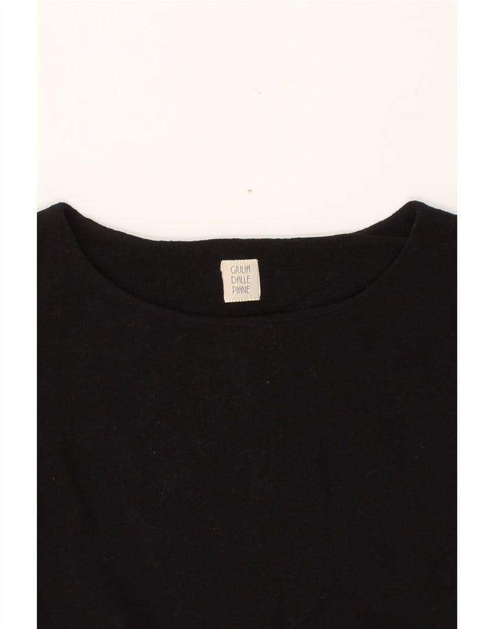 VINTAGE Womens Sheath Dress UK 12 Medium Black Vintage Vintage and Second-Hand Vintage from Messina Hembry 