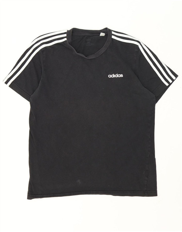 Adidas muška majica kratkih rukava Srednji crni pamuk