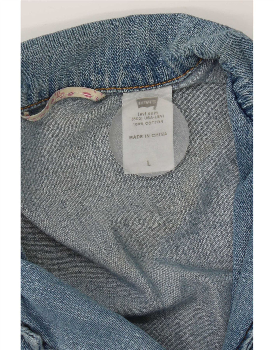 Levi's ženska traper jakna s 3 gumba UK 16 Veliki plavi pamuk