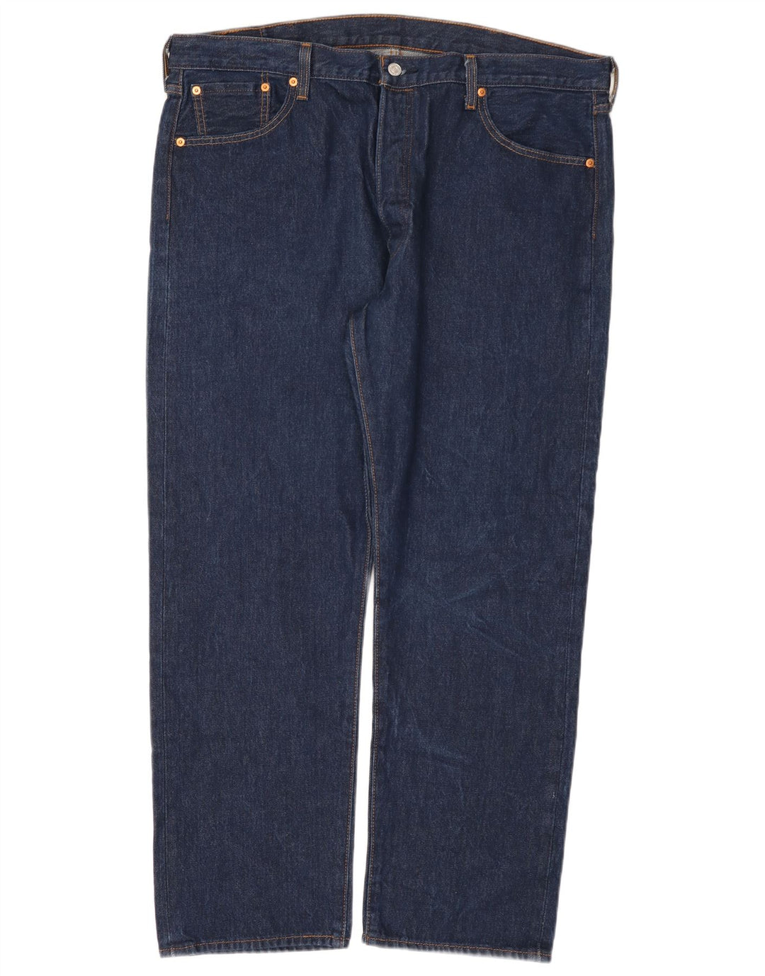 Levi's muške 501 ravne traperice W42 L32 plavi pamuk
