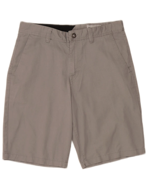 Volcom Mens Chino Shorts W32 Medium Grey Polyester