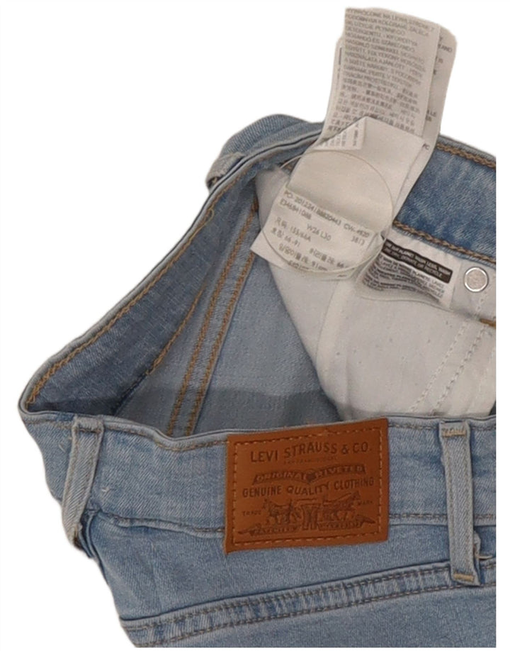 Levi's ženske uske traperice W26 L30 plavi liocel