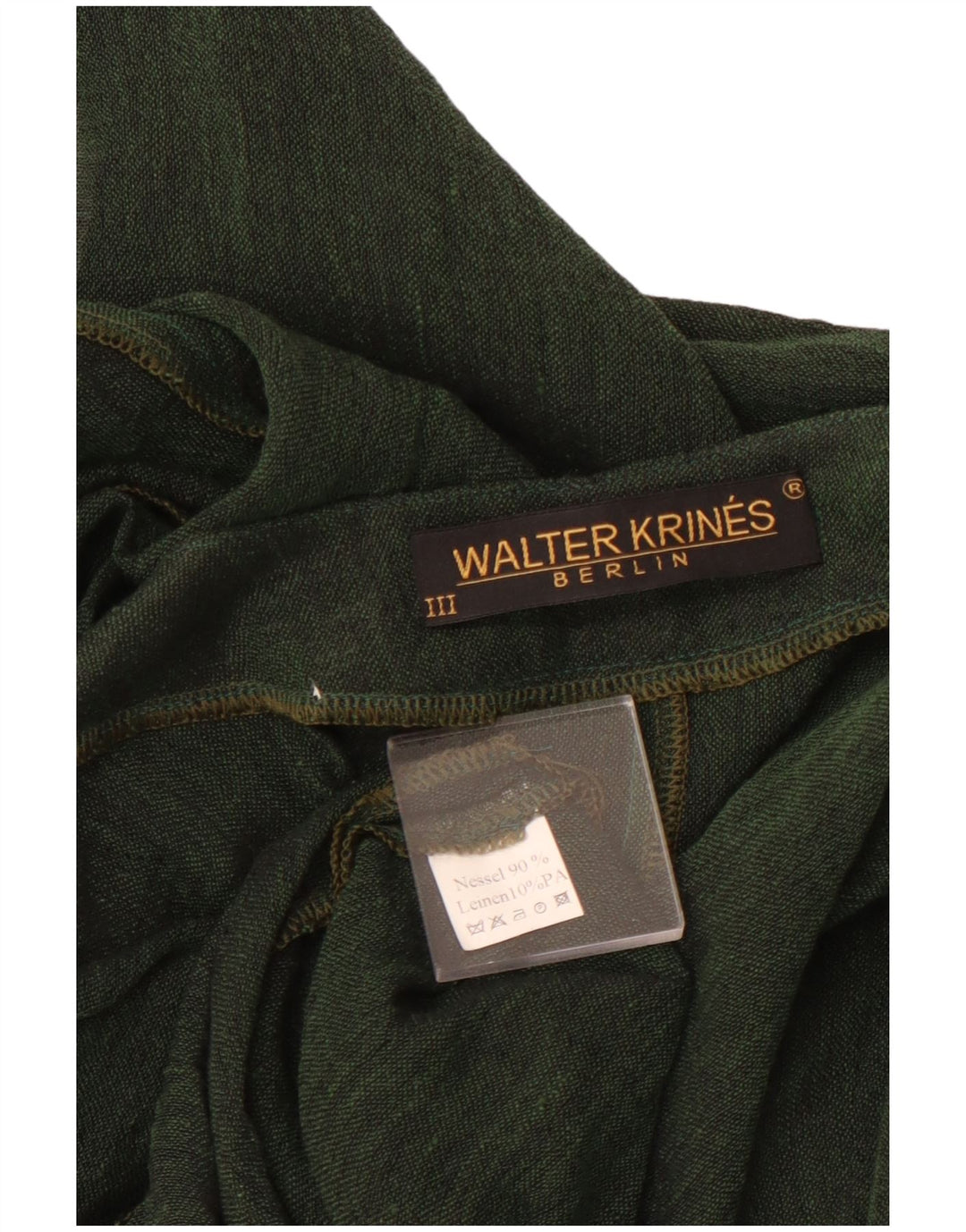 VINTAGE ženski kratki kardigan UK 16 Veliki zeleni pamuk