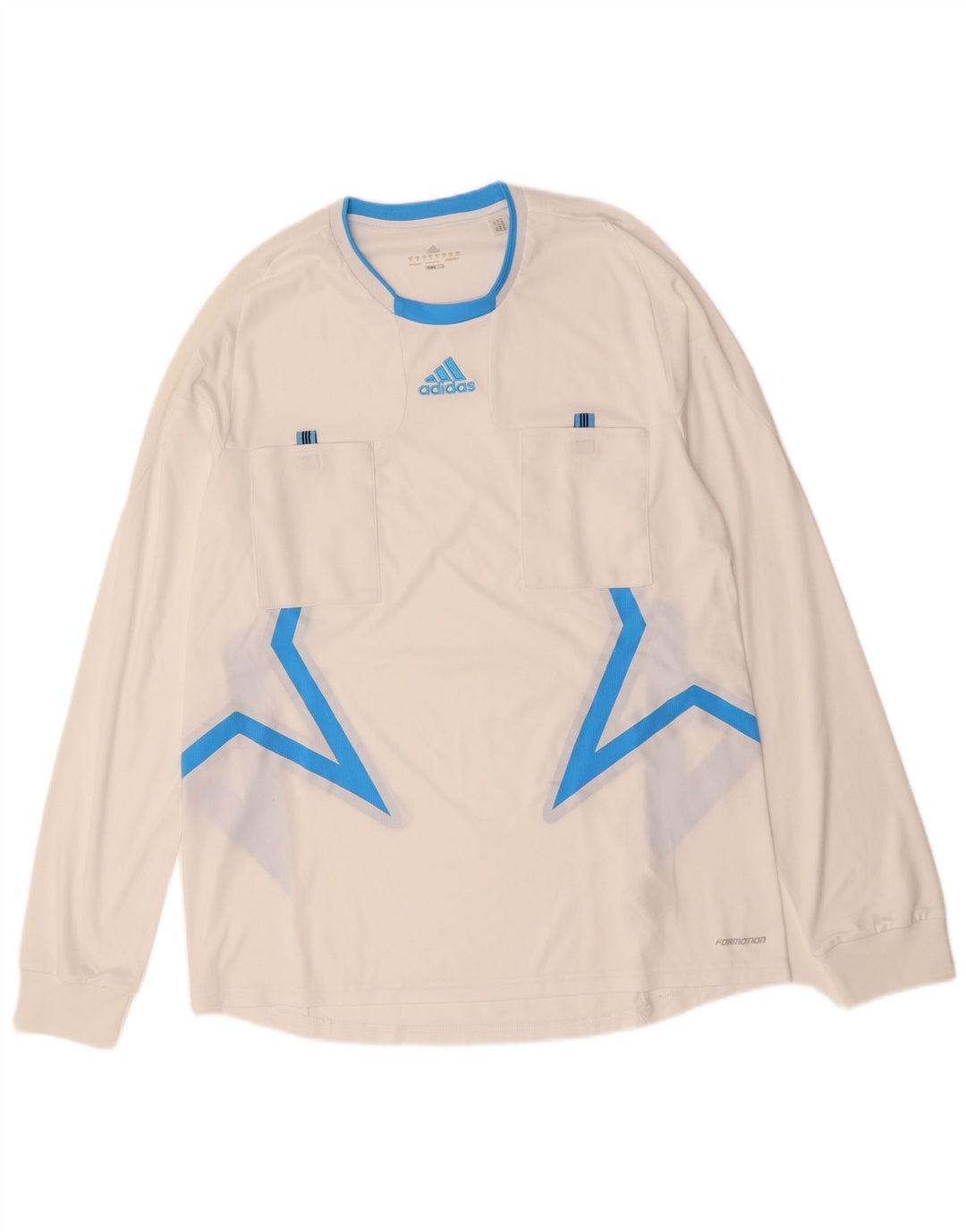 ADIDAS muška Climacool majica dugih rukava XL bijeli poliester u boji