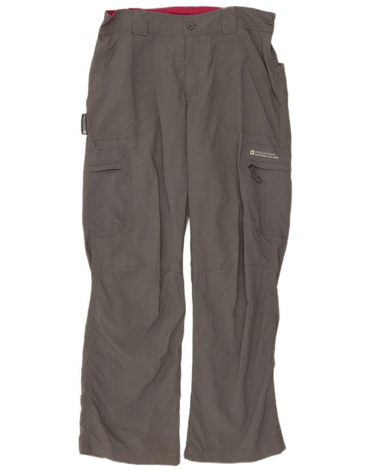 MOUNTAIN WAREHOUSE Ženske ravne kargo hlače UK 8 male W30 L28 sive