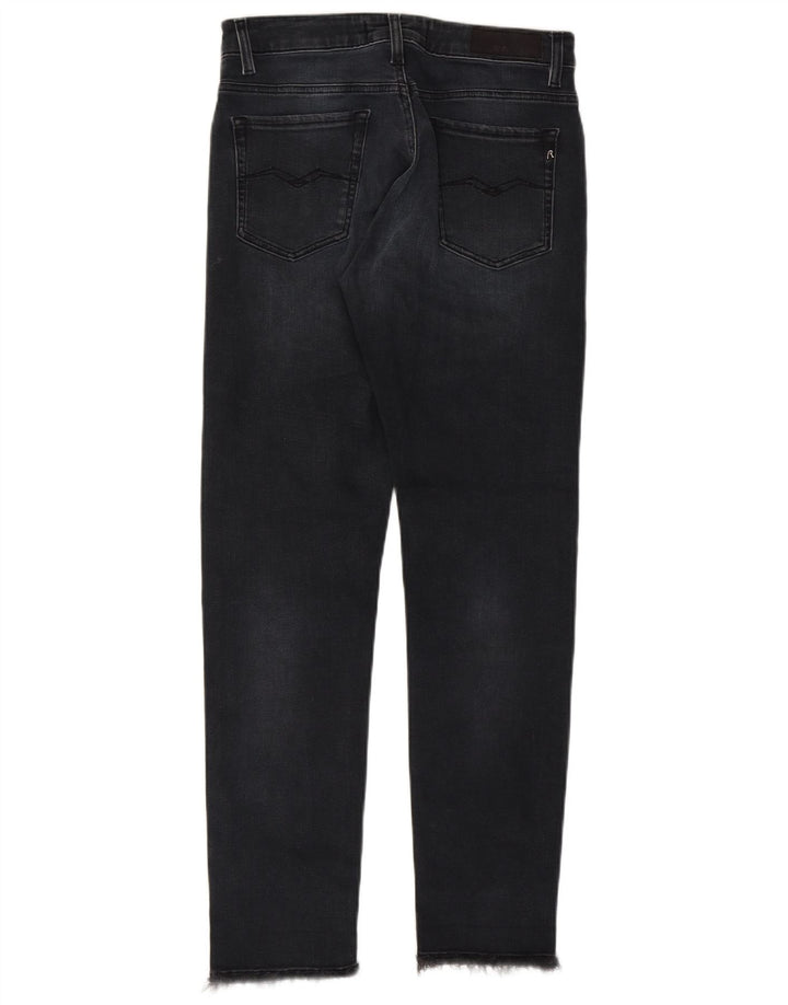 REPLAY Womens Marty Slim Jeans W28 L30 Navy Blue