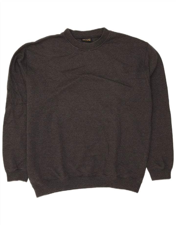 WRANGLER Mens Sweatshirt Jumper 2XL Grey Cotton