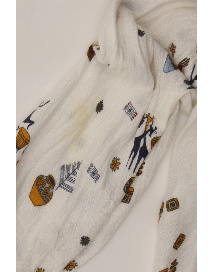 Zara ženska prozirna košulja UK 6 XS bijela geometrijska viskoza