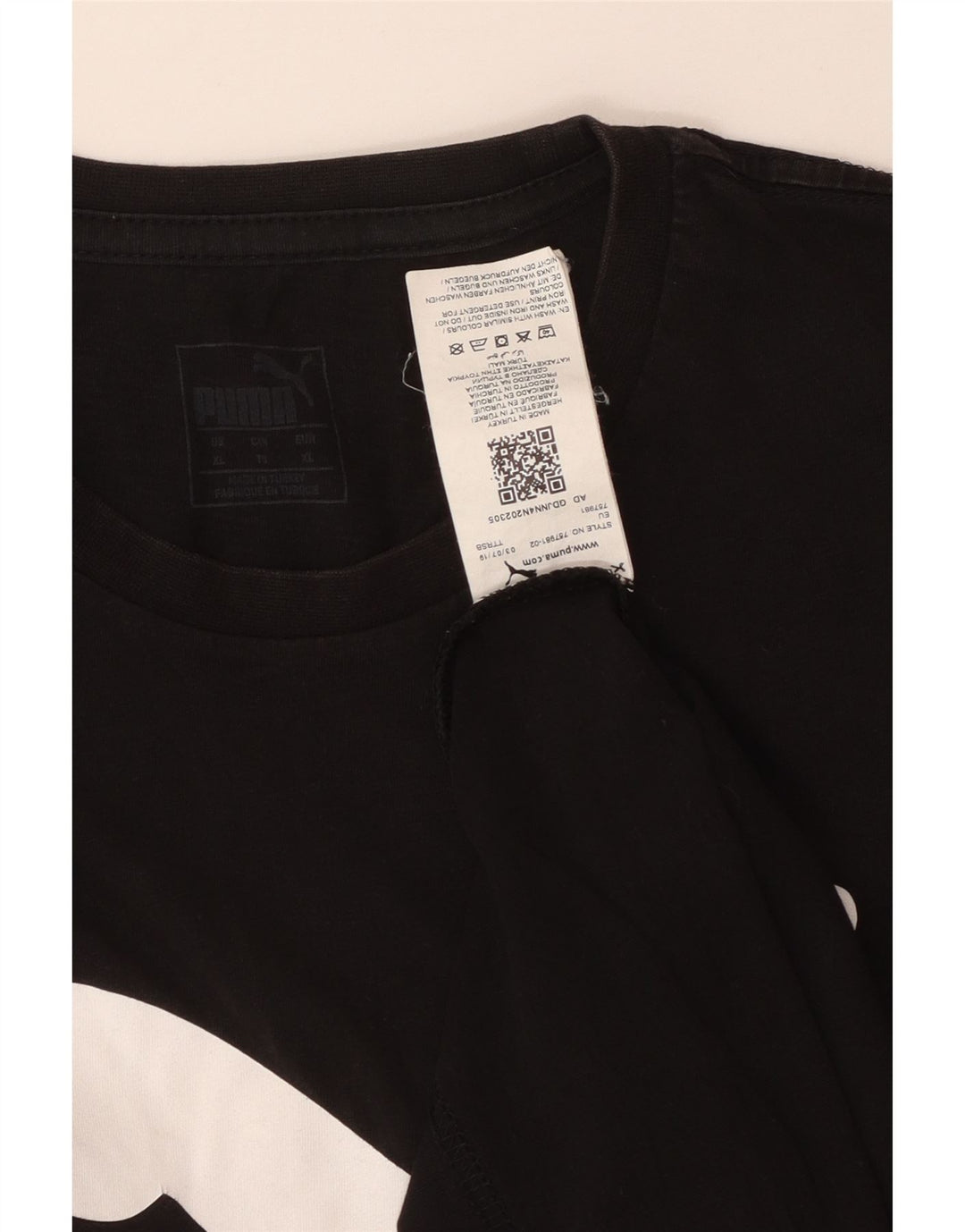 PUMA muška majica s grafičkim motivima XL crni pamuk