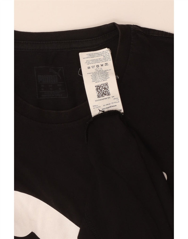 PUMA muška majica s grafičkim motivima XL crni pamuk