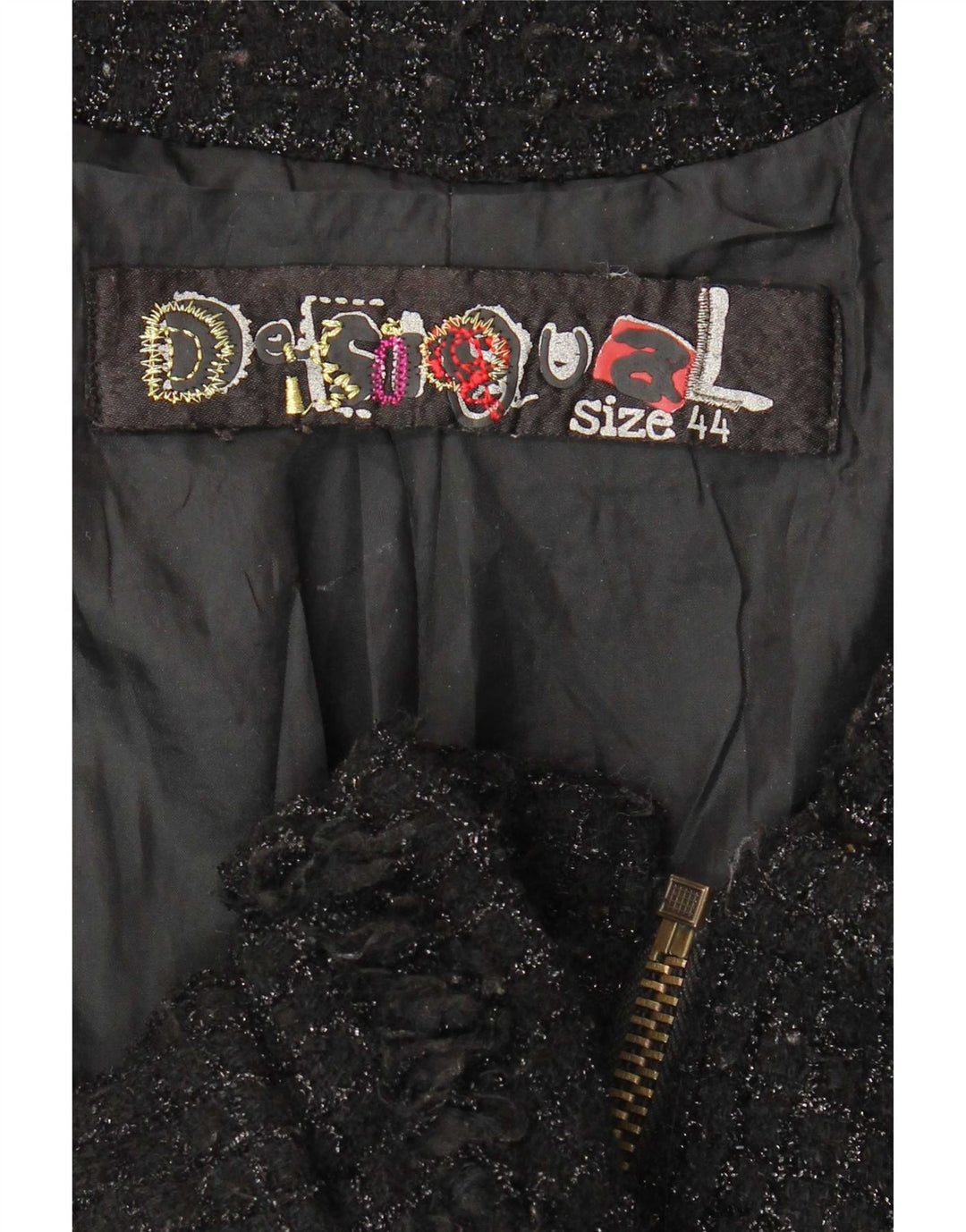 Ženska pomoćna jakna Desigual EU 44 XL crna