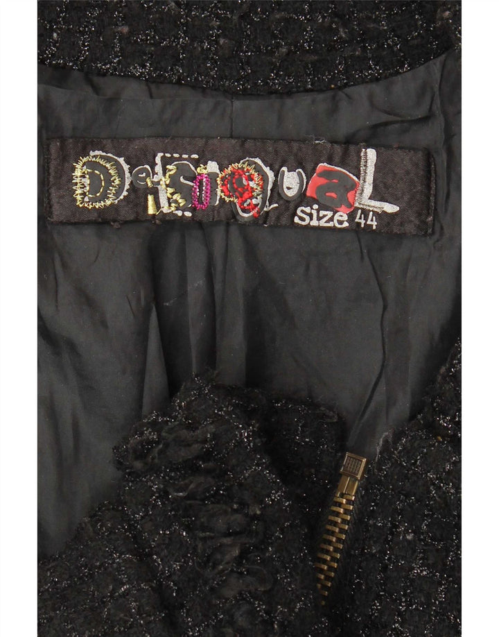 Ženska pomoćna jakna Desigual EU 44 XL crna
