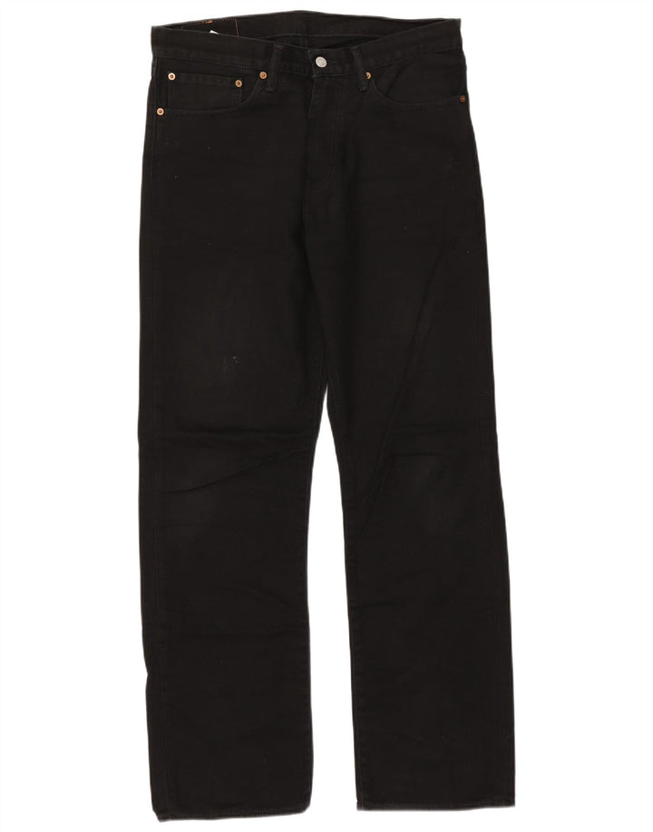 Levi's muške 751 ravne traperice W34 L32 crni pamuk
