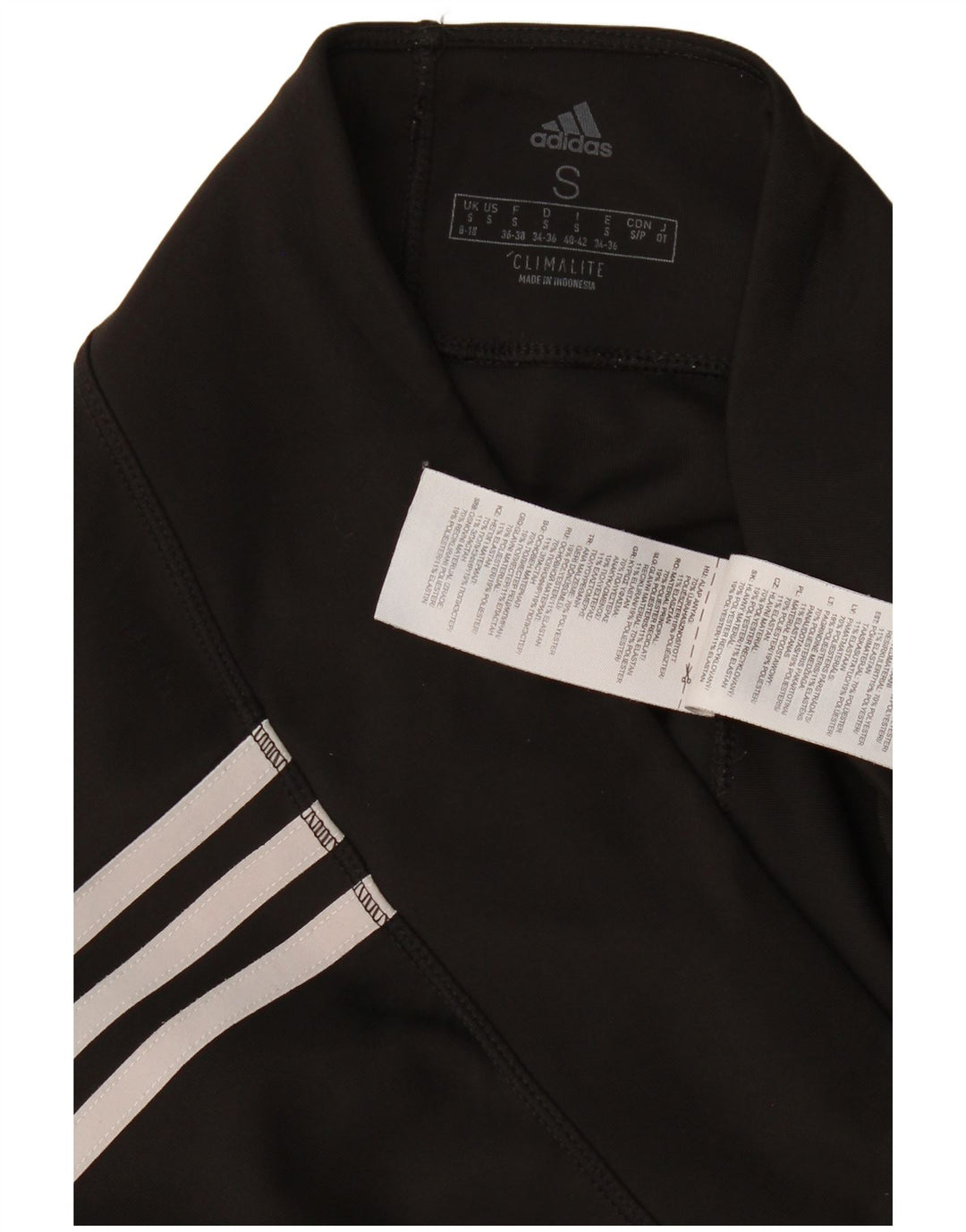 Adidas ženske tajice Climalite UK 8/10 male crne poliesterske