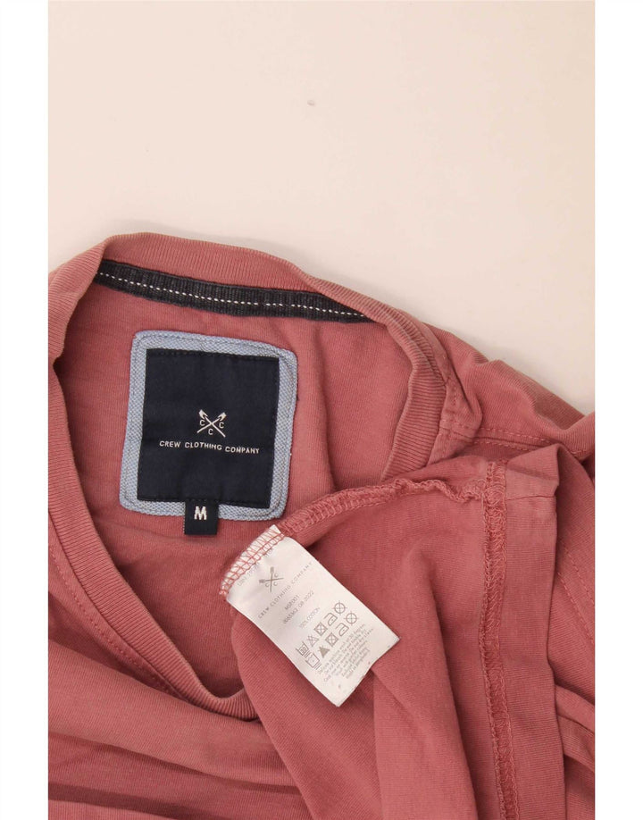 Crew Clothing Muška majica kratkih rukava Srednje ružičasti pamuk