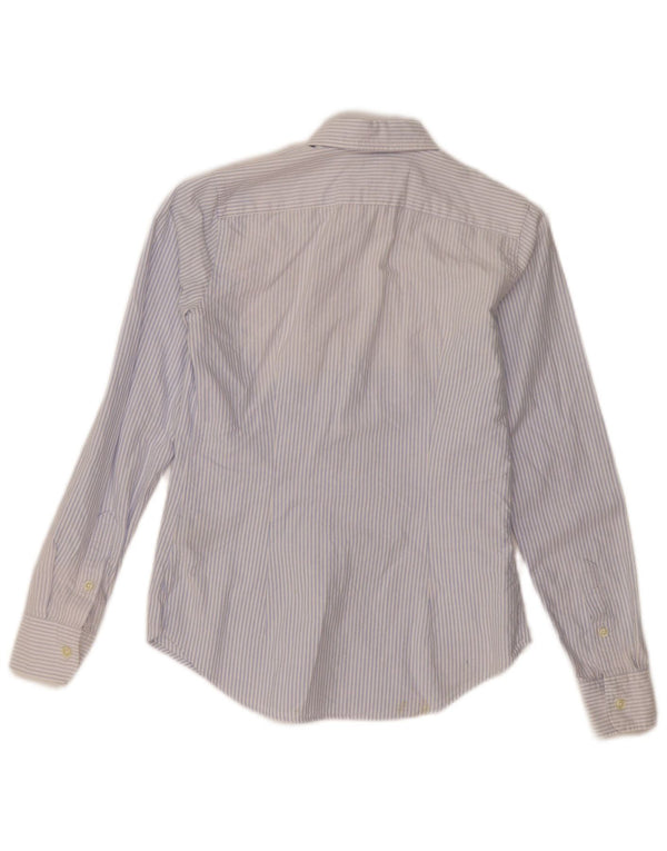 RALPH LAUREN Ženska uska košulja US 0 XS, pamuk na plave pruge