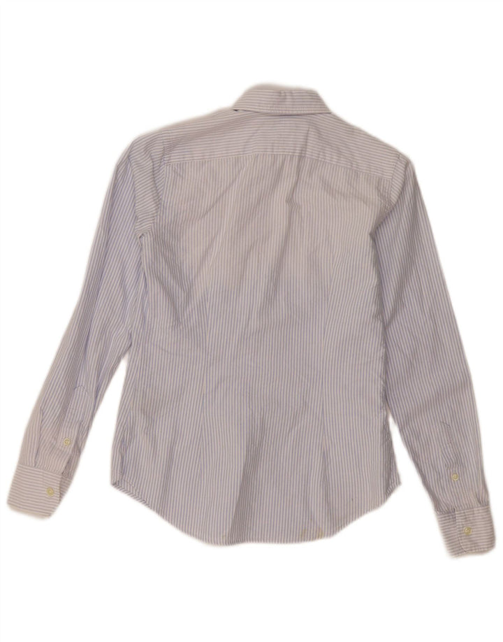 RALPH LAUREN Ženska uska košulja US 0 XS, pamuk na plave pruge