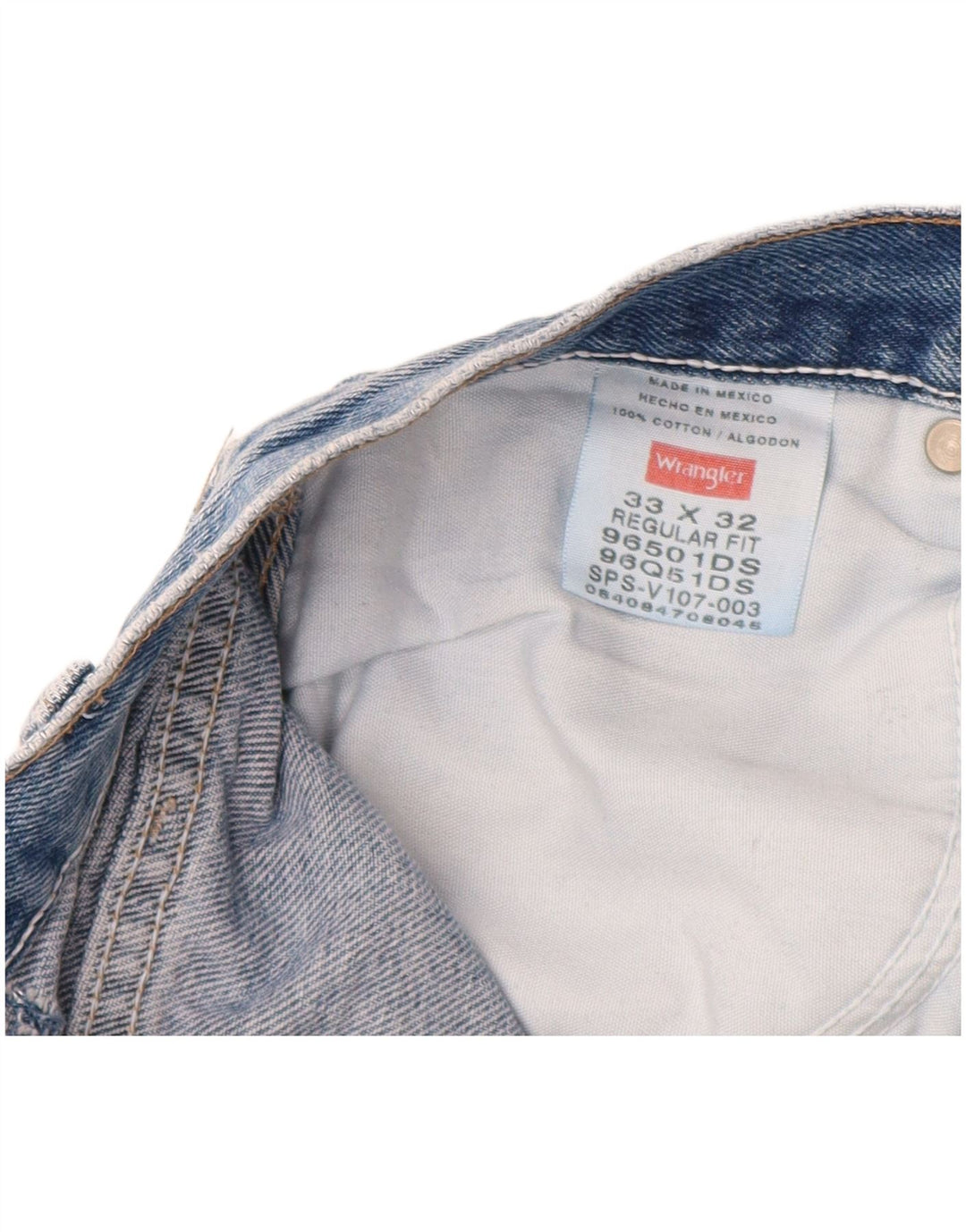 WRANGLER Muške ravne traperice regularnog kroja W33 L32 plavi pamuk