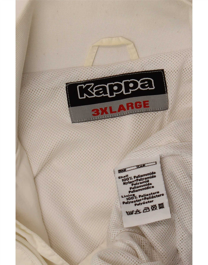 Kappa muška bomber jakna UK 46 3XL bijeli poliamid