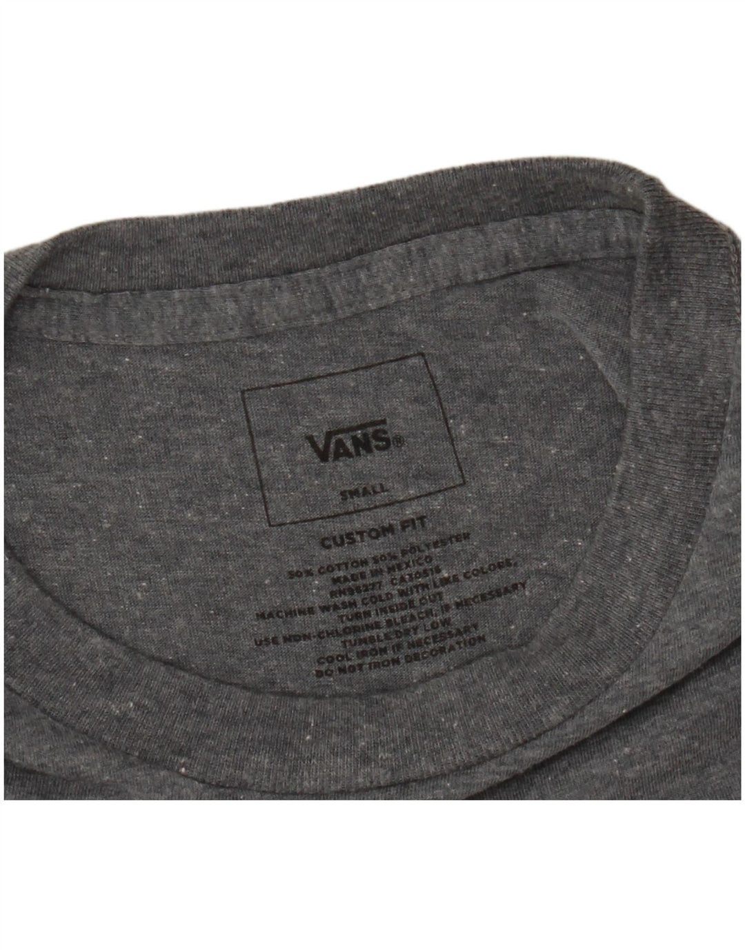 VANS muška majica kratkih rukava prilagođenog kroja, mali sivi pamuk
