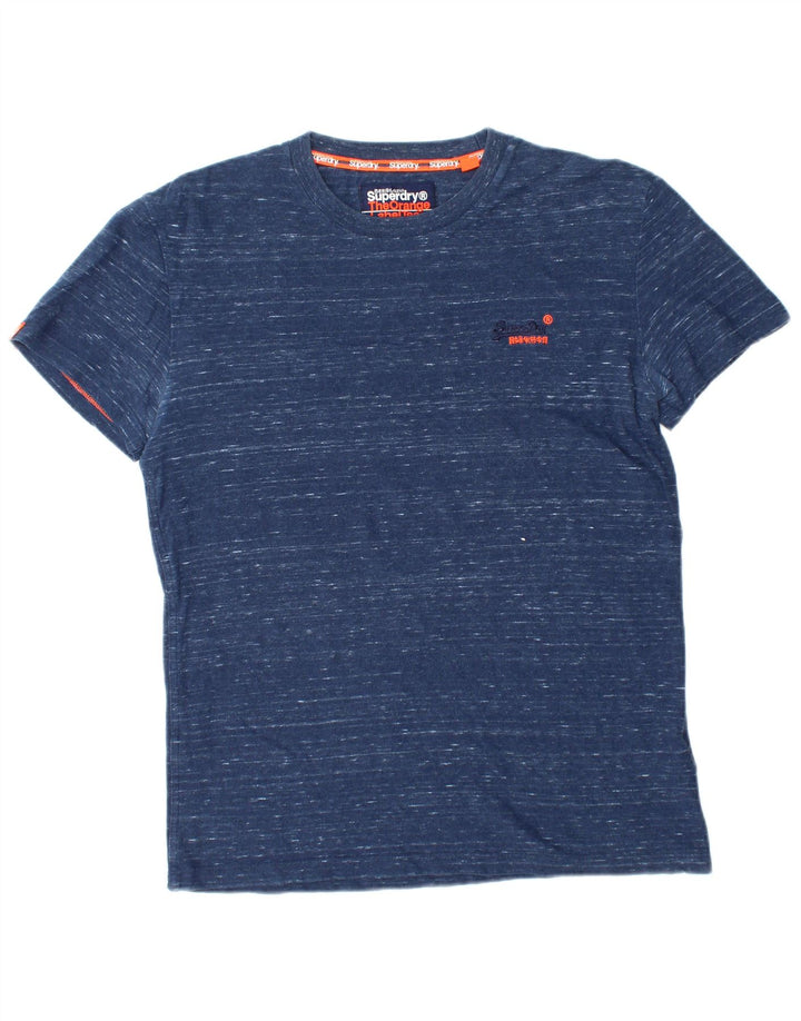 SUPERDRY muška majica kratkih rukava Srednje plavi flekasti pamuk