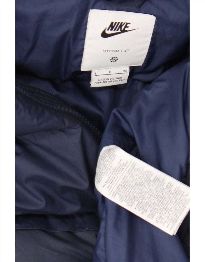 Nike muška podstavljena jakna Storm-Fit s kapuljačom UK 36 Mala tamnoplava poliester