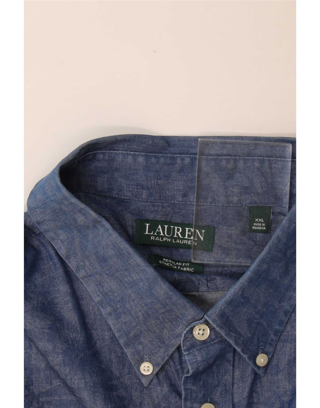 Ralph Lauren muška košulja standardnog kroja 2XL tamnoplavi cvjetni elastin