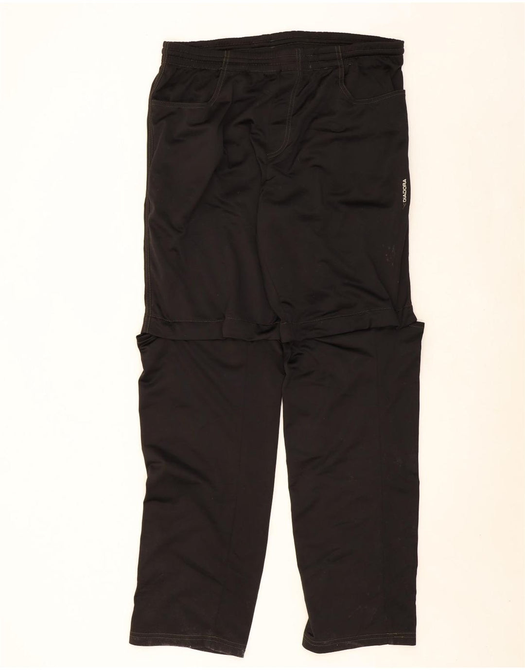 DIADORA Mens Tracksuit Trousers IT 44 XL Black Polyester