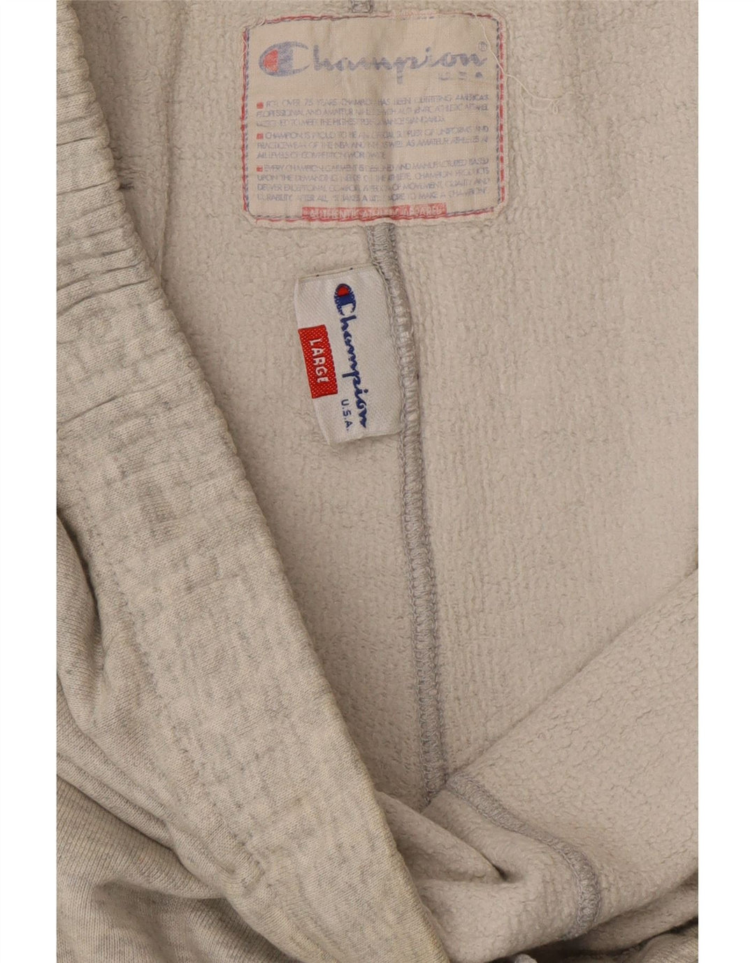 CHAMPION Muške trenirke Hlače velike sive pamučne boje