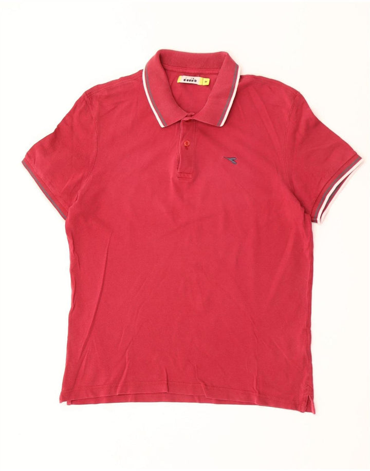 DIADORA Muška polo majica srednje kestenjaste pruge, pamuk