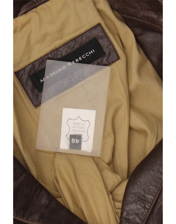 Massimo Rebecchi Ženska jakna s 2 gumba IT 46 Large Brown