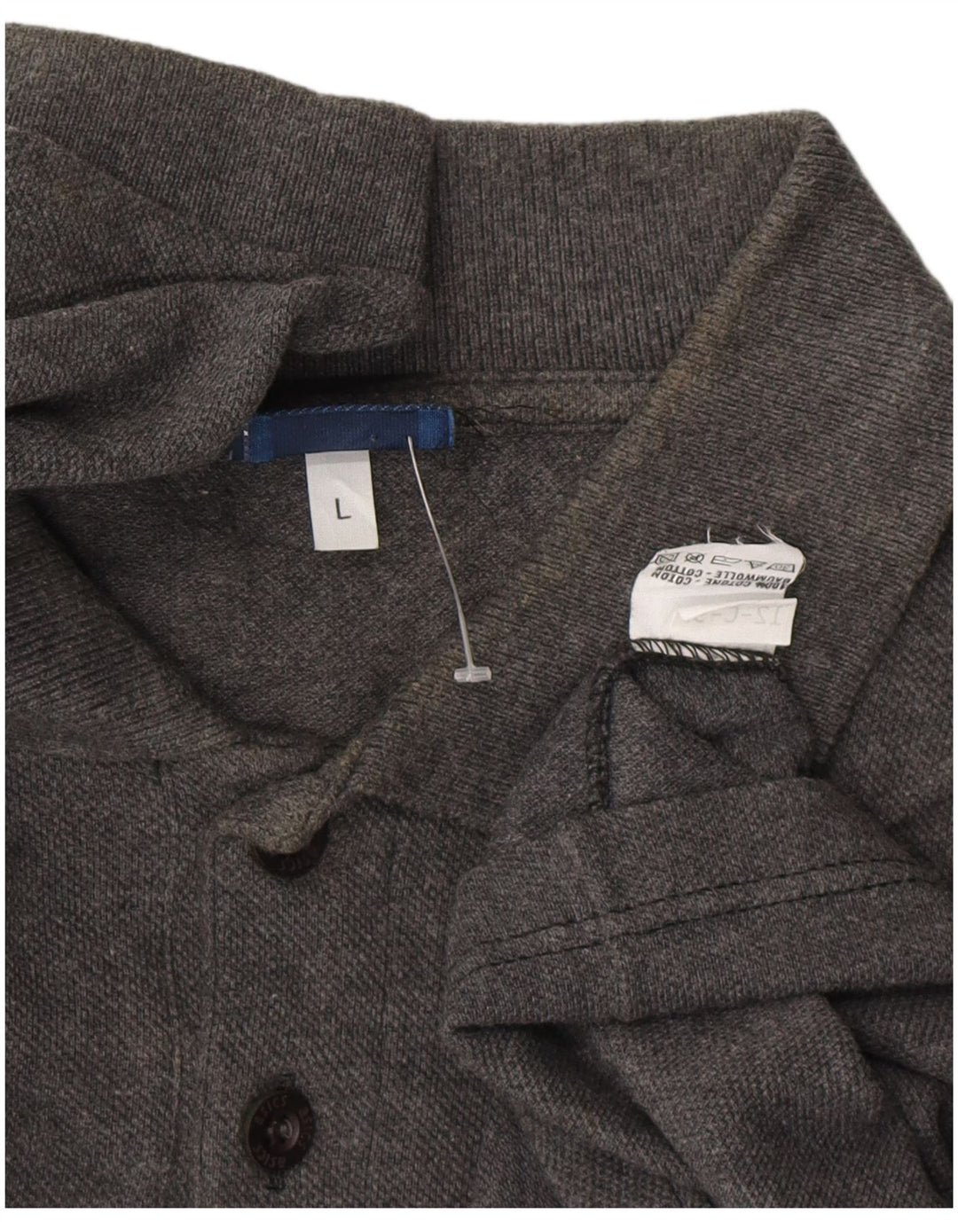 ASICS muška polo majica Large Grey Pamuk