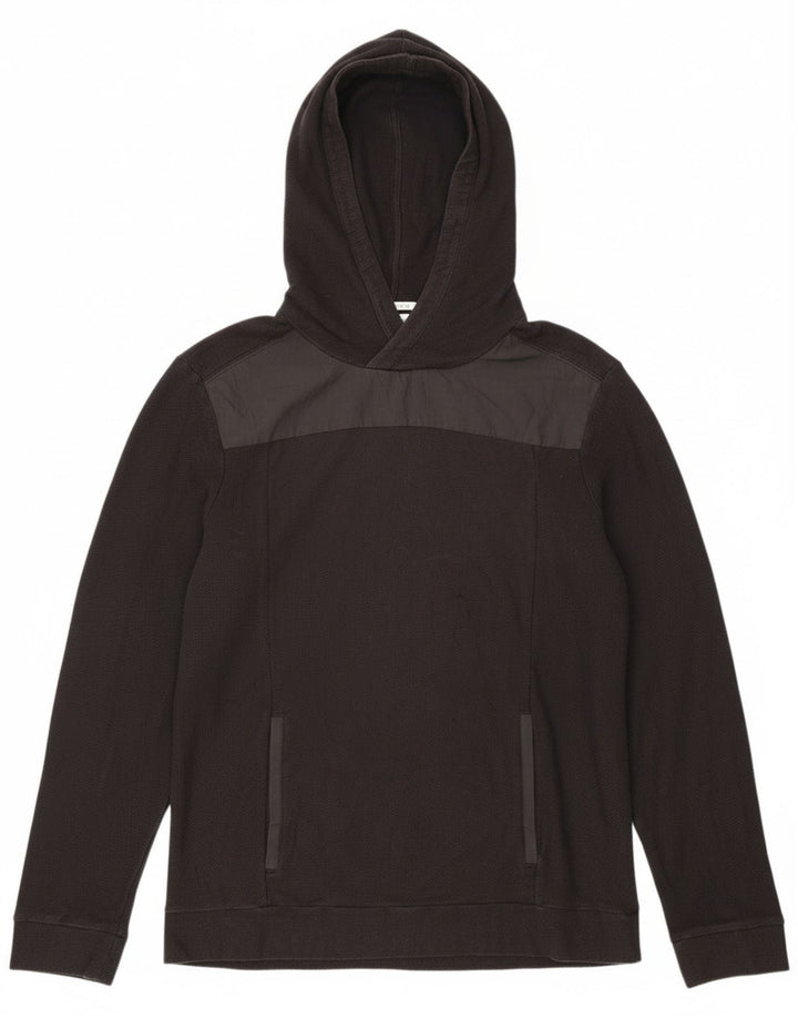 Calvin Klein muška majica s kapuljačom srednje crne boje