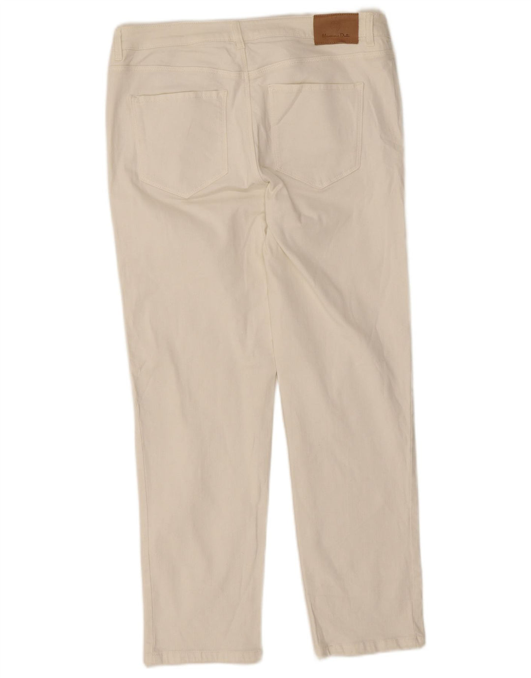 Massimo Dutti Ženske uske traperice EU 40 MMedium W30 L26 Bijeli pamuk