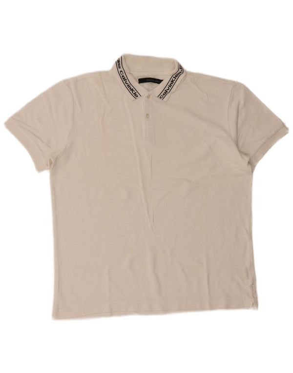 Calvin Klein Jeans muška polo majica XL bijela