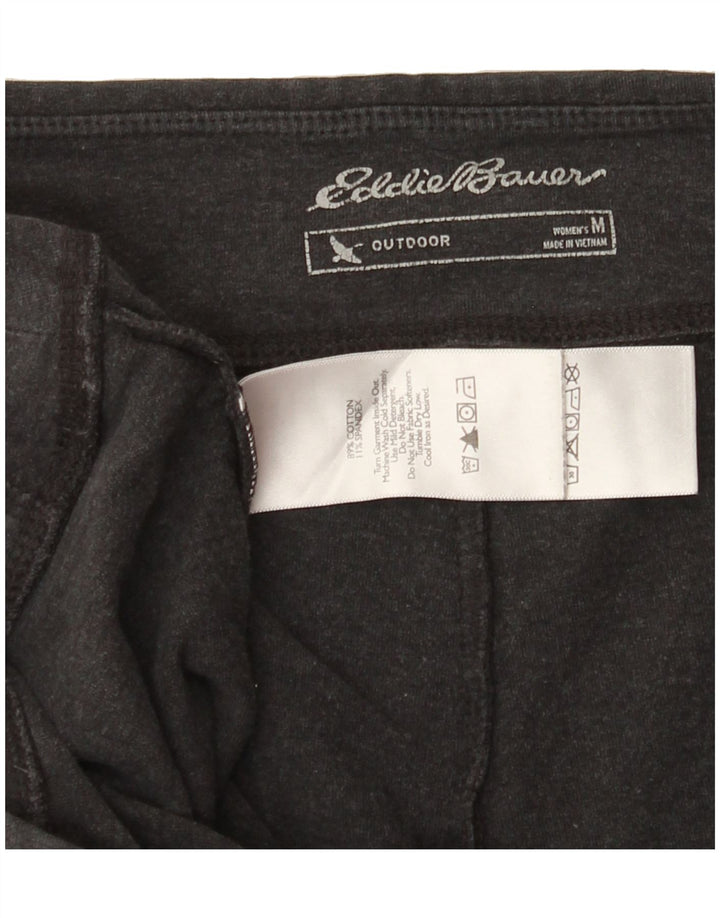 EDDIE BAUER Womens Leggings UK 14 Medium  Grey Cotton Vintage Eddie Bauer and Second-Hand Eddie Bauer from Messina Hembry 