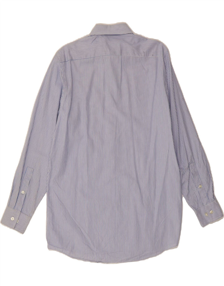 MICHAEL KORS Mens Regular Fit Shirt Size 15 Medium Blue Striped Vintage Michael Kors and Second-Hand Michael Kors from Messina Hembry 