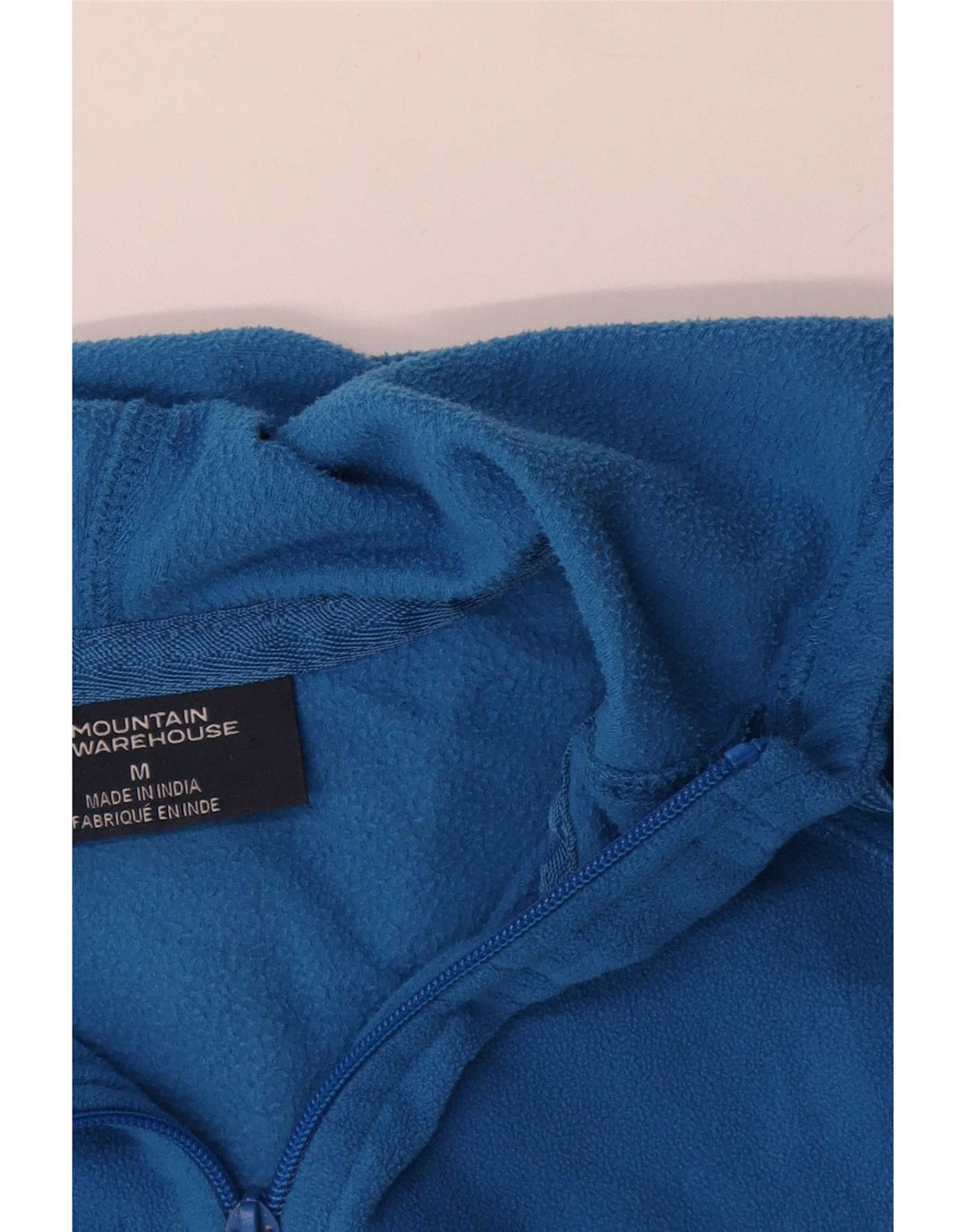 Mountain Warehouse muška flis jakna s kapuljačom UK 38 srednje plavi poliester