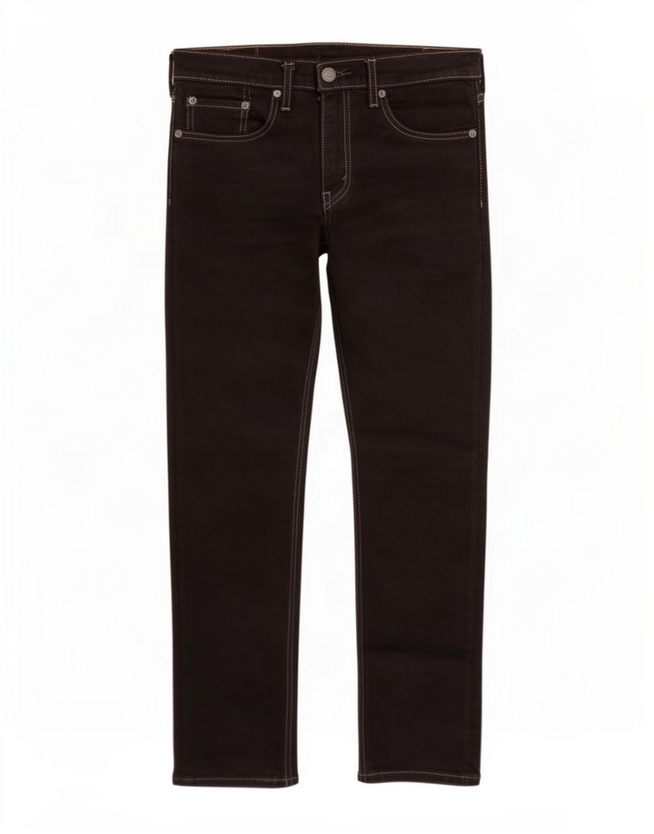 Levi's ženske uske traperice W31 L30 crni pamuk